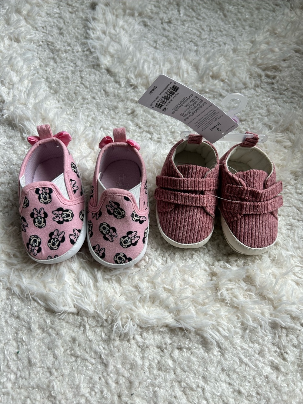 Baby Girl Shoe Bundle 6-9M Disney & Carter’s
